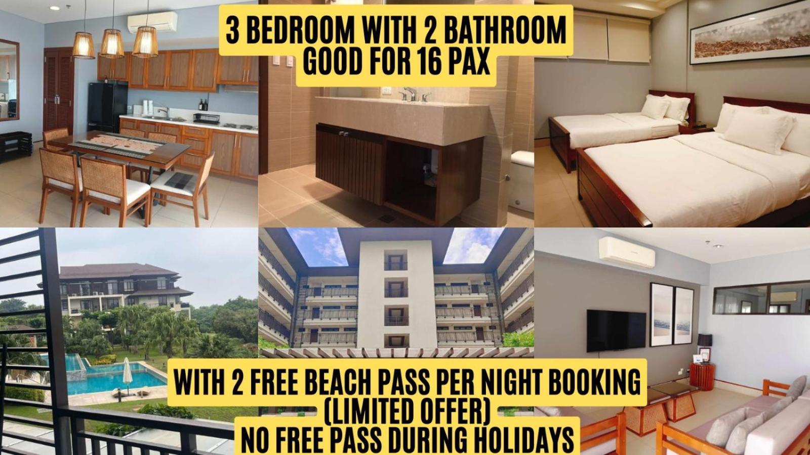 3 Bedroom / 2Ba - Anvaya Cove Courtyard Unit Morong  Buitenkant foto